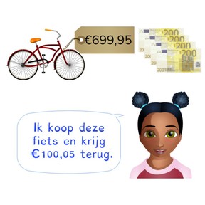 Aftrekken met kommabedragen t/m 1000 euro