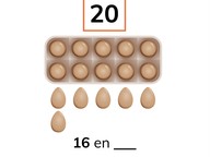 Splitsen en aanvullen van het getal 20