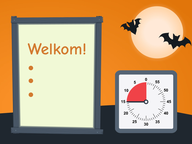 Welkomstpagina: Thema Halloween