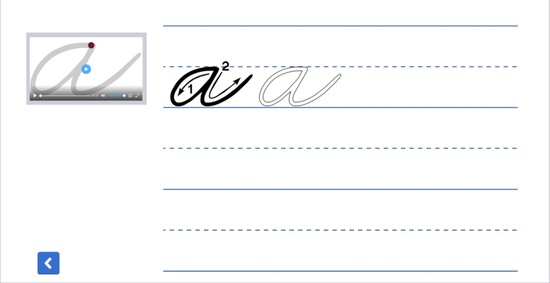letter a