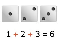 Addition to 10 with three addends