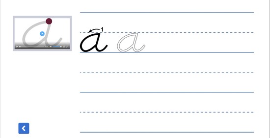 letter a