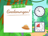 Dagschema: Thema jungle-expeditie