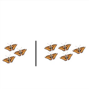 Comparing quantities up to 10