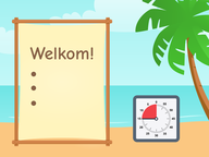 Welkomstpagina: Thema zomer