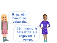 Kennen van het verband tussen eeuwen, jaren, maanden, weken en dagen