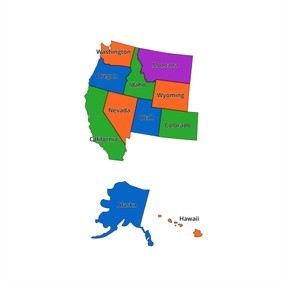 Regions of the United States: The West