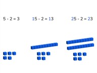 Subtraction to 30 using simplification