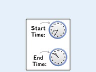 Time difference between analog clocks 