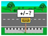 On the bus: Recognizing how many added/subtracted to 20