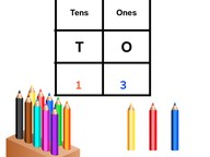 Know the value of digits in numbers to 20