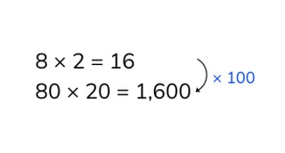 Multiplying with tens