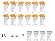 Recognizing subtraction problems to 20