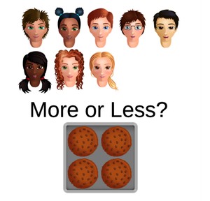 Recognizing more or less 1-10