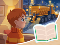 Leestekst Winter - Papa moet vannacht werken