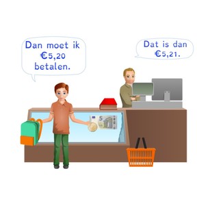 Afronden van bedragen op 5 en 10 cent