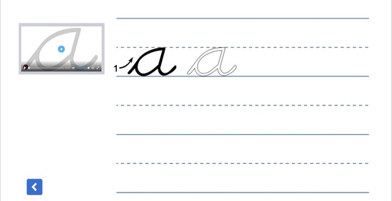 letter a