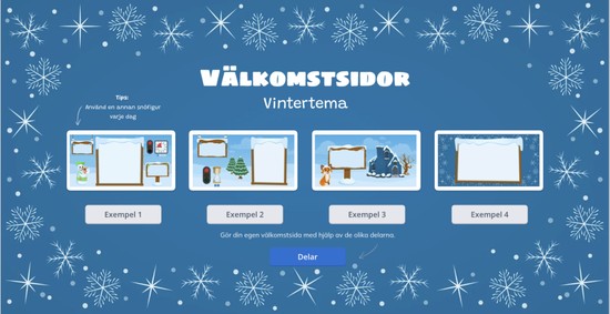 Välkomna dina elever