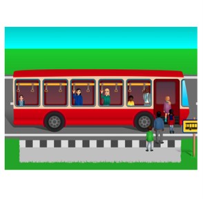 En el autobús: Suma hasta 10