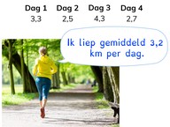 Berekenen van een gemiddelde met kommagetallen