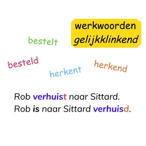 Gelijkklinkende werkwoorden vdw. - t.t. 