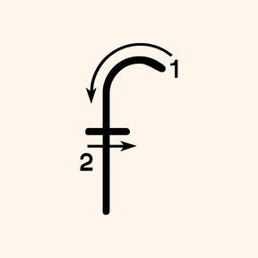 Letter F Tracing