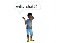 Modal auxiliaries: will, would, shall, ought to