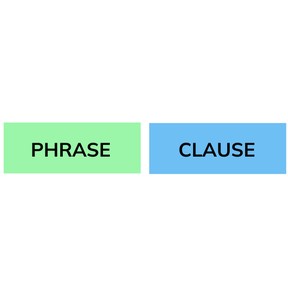 Phrases and clauses