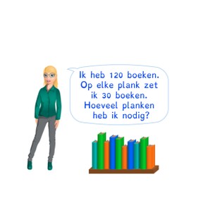 Delen van een getal t/m 1000 via de nulregel
