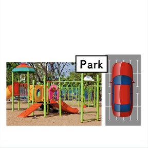 Multiple meaning words (orange, fly, duck, park)