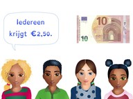 Delen van hele getallen met een kommagetal als uitkomst