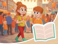 Leestekst Koningsdag - (ei of ij) Feest op het plein