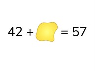 Fill in the blank problems + - to 100 