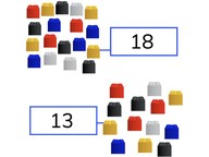 Comparing quantities to 20