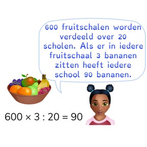 Bewerkingen met vermenigvuldigen en delen t/m 1000