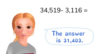 Subtracting to 100,000