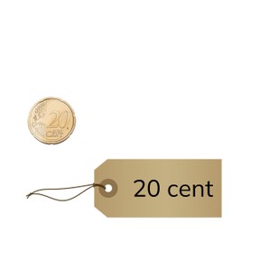 Gepast betalen van bedragen t/m 20 cent