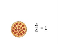 Simplifying fractions greater than one to mixed numbers