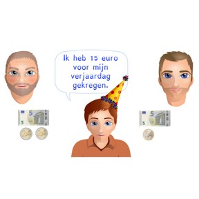 Optellen met hele bedragen t/m 20 euro