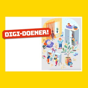 Digi-doener: Digitaal verstoppertje