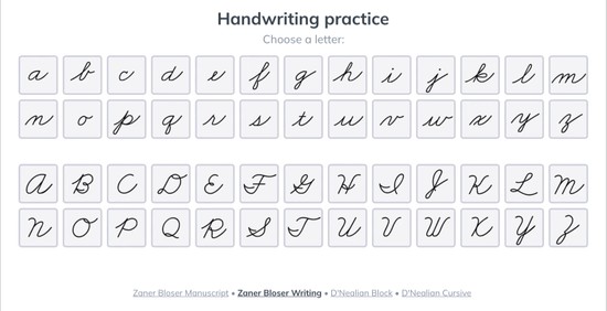handwriting