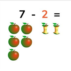 Subtraction to 10 with 1 or 2