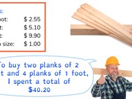 Solving math problems with multiple operations