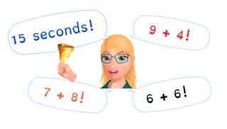 Automaticity addition to 20 crossing tens