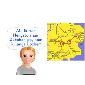 Aflezen van een trein-, tram- of metrokaart