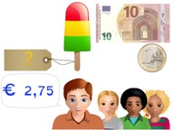 Delen van hele bedragen met een kommabedrag als uitkomst