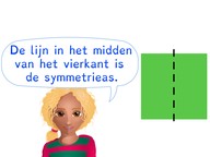 Herkennen van een eenvoudige symmetrieas