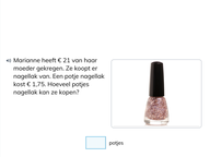 Verhaalsommen × : met kommagetallen