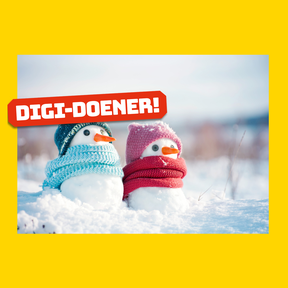 Digi-doener: Het sneeuwt