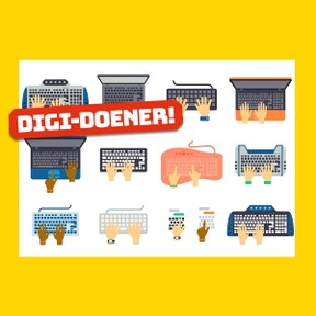 Digi-doener: Toetsenborden van de toekomst